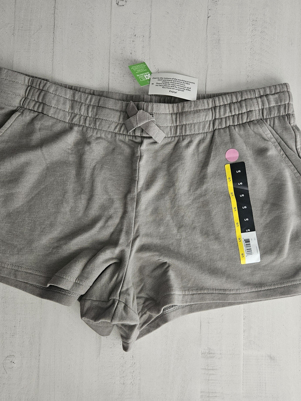 NWT- George Women’s Gray Elastic-Waist Lounge Shorts Size L